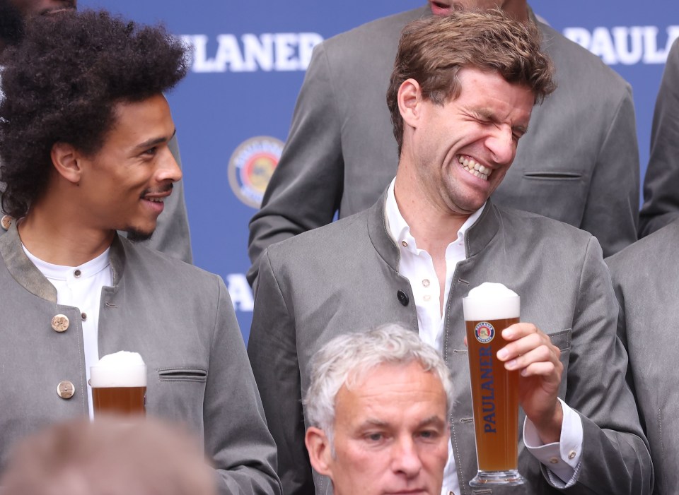 Thomas Muller wants to win a tenth consecutive title