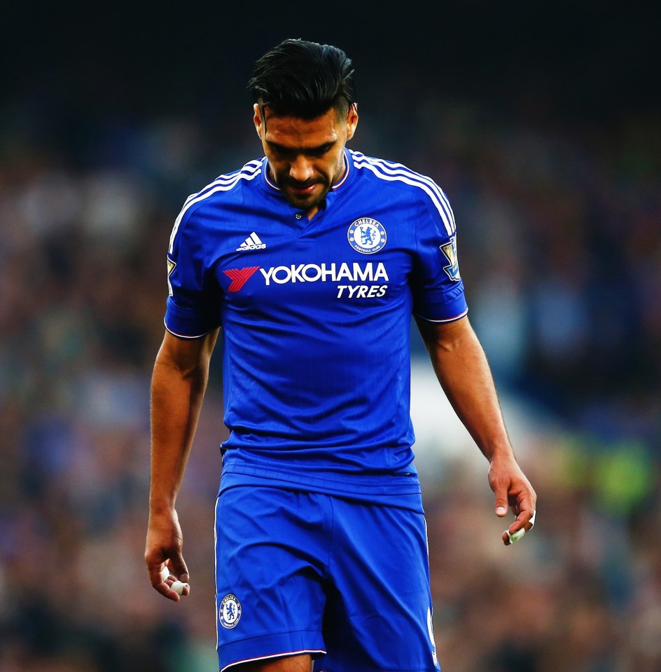 Radamel Falcao was a disaster during his loan at Chelsea - scoring just once in 12 games