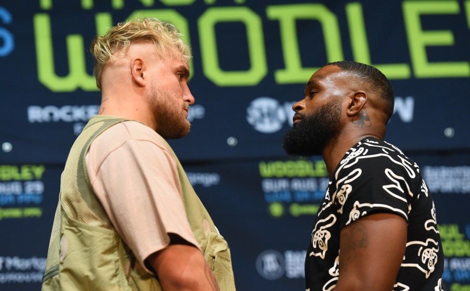 Tyron Woodley will lock horns with Jake Paul a week on Monday