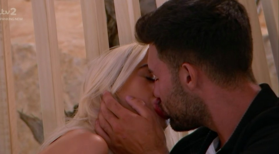 Love Island fans spotted an Islander laughing over Millie and Liam's kiss