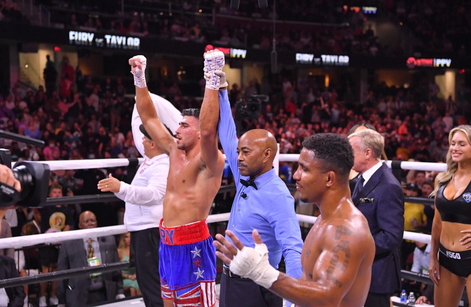 Anthony Taylor was beaten by Tommy Fury