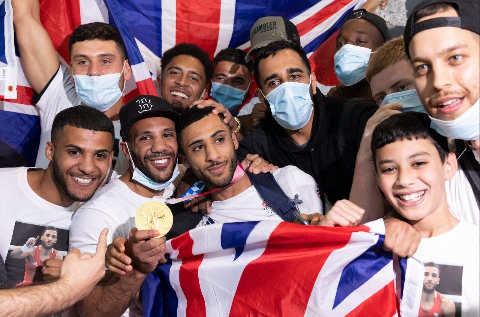 Galal Yafai has enjoyed a hero's welcome after winning gold