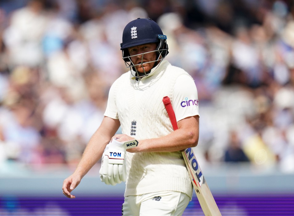 Jonny Bairstow recorded a partnership of 97 with Root during his time at the crease today