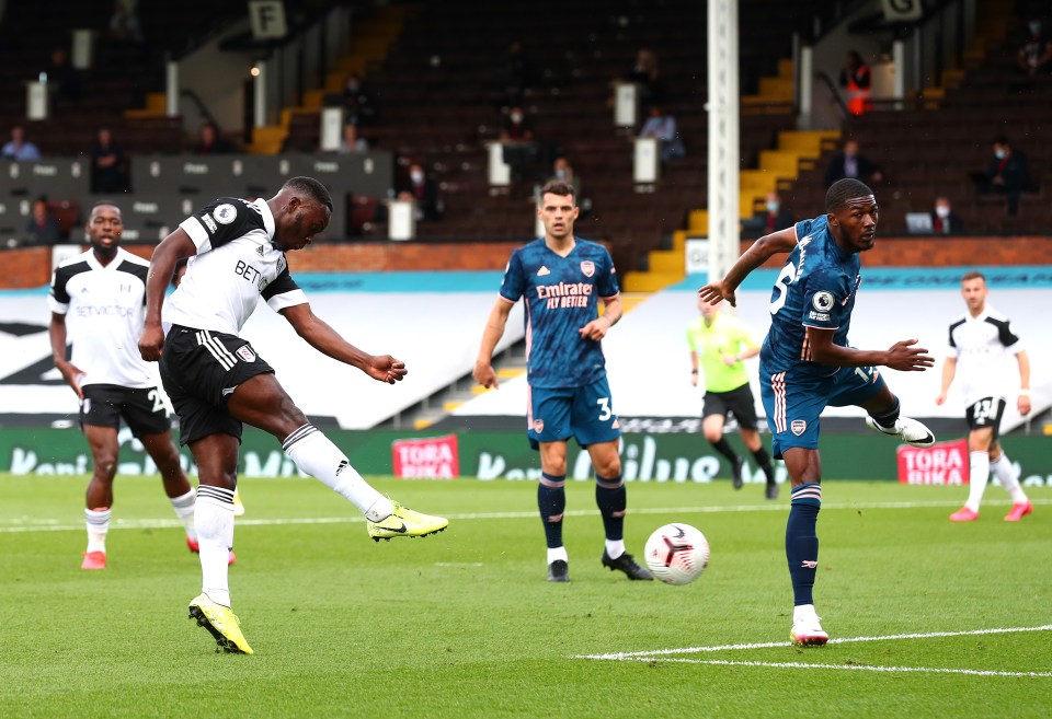 Neeskens Kebano's only Premier League start last season was against Arsenal