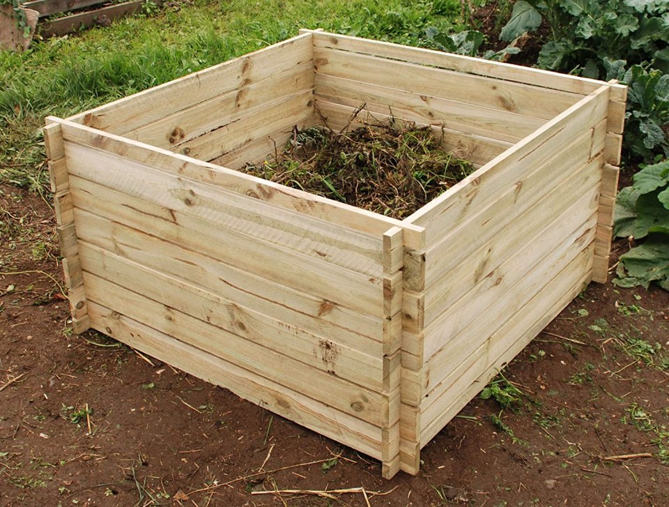  Economical and eco-friendly wooden compost bin