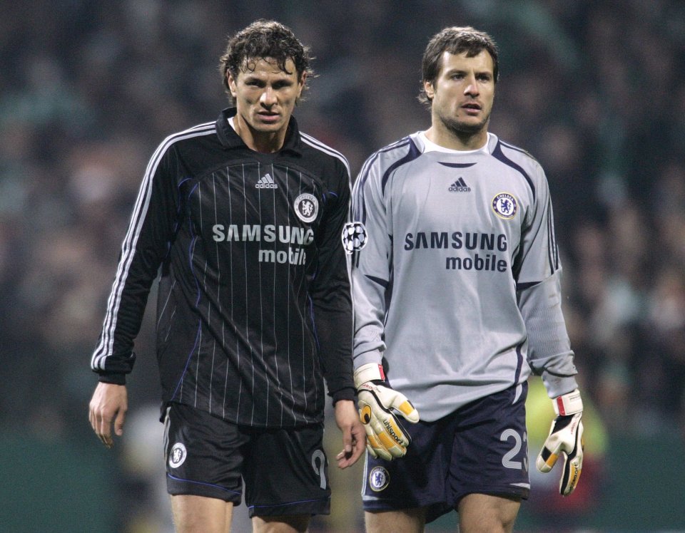 Khalid Boulahrouz, left, made just 20 appearances for the Blues