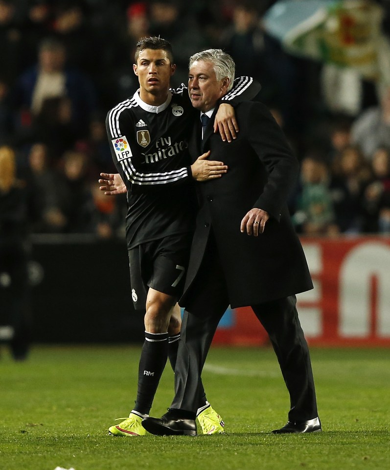 Ancelotti has shot down rumours that he wants to bring Ronaldo to Madrid