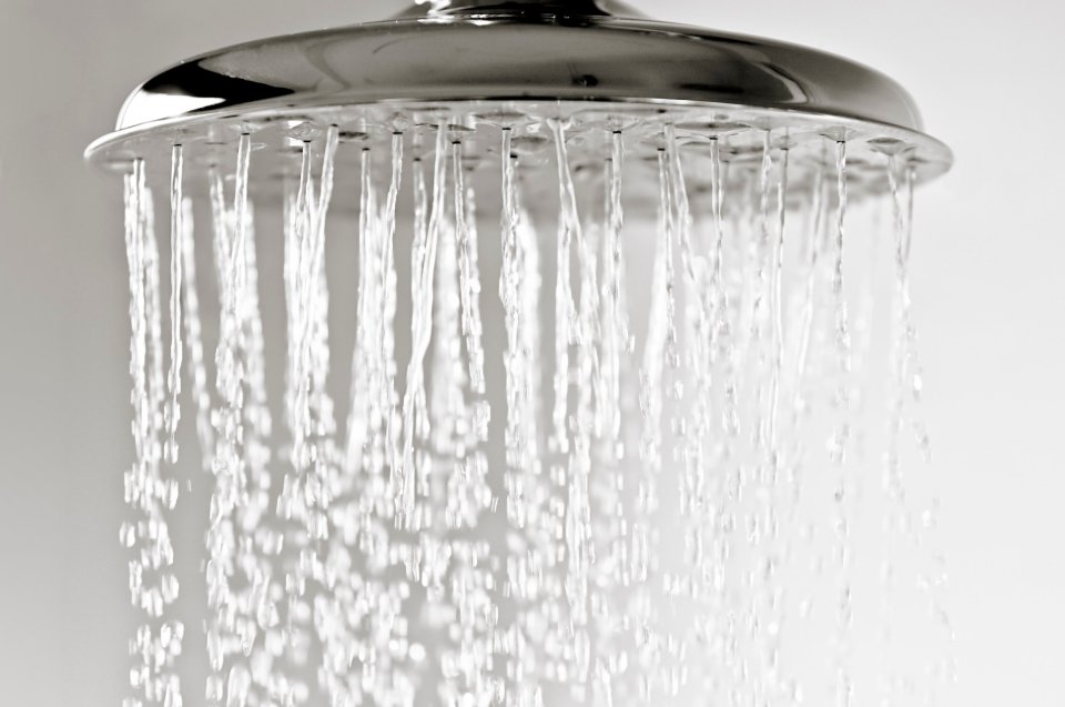  Shower heads can get clogged up with limescale over time