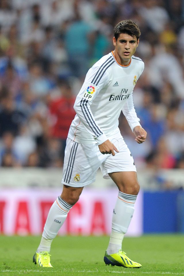 Alvaro Morata during his second spell at Real Madrid