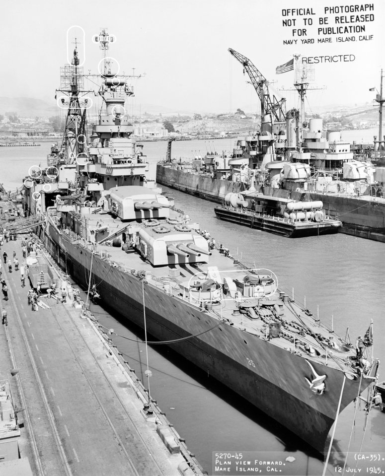 USS Indianapolis was torpedoed by a Japanese submarine near the end of World War Two