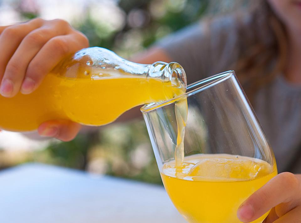 Orange juice is not as effective as water for taking medication