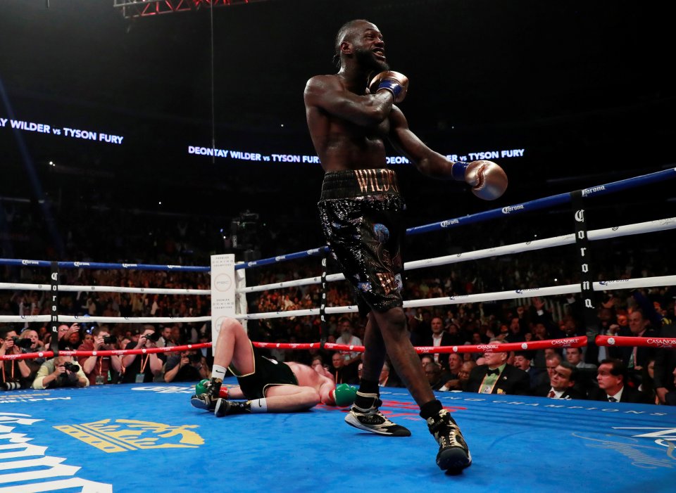 Deontay Wilder twice floored Tyson Fury in 2018