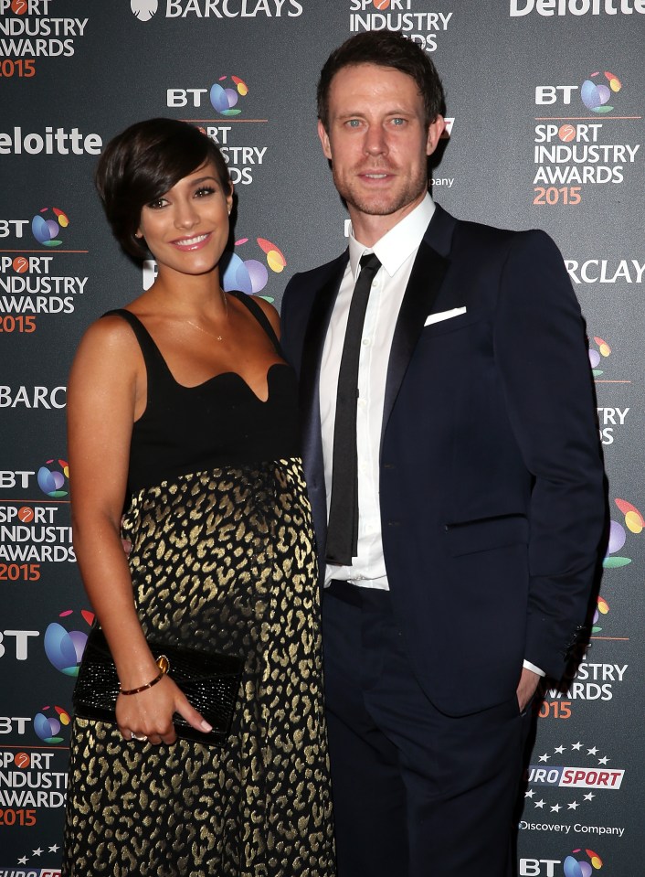 Frankie with ex Chelsea footballer husband Wayne Bridge