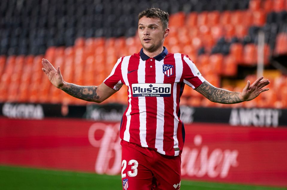 Kieran Trippier wants to leave Atletico Madrid