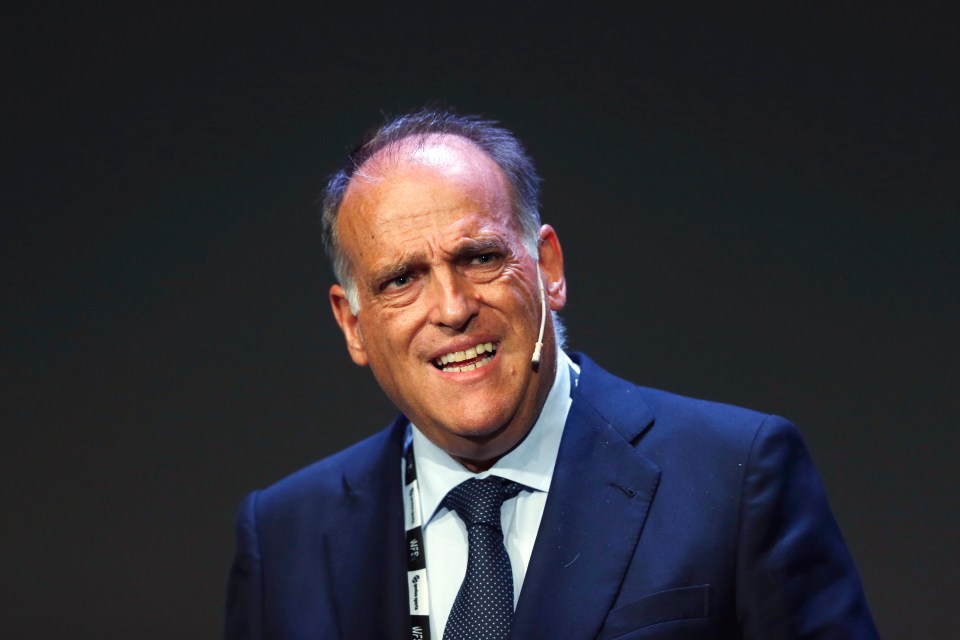 Javier Tebas is under scrutiny after agreeing to sell a share of LaLiga