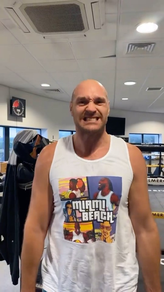 Tyson Fury has been in the gym with Nico Walsh Ali