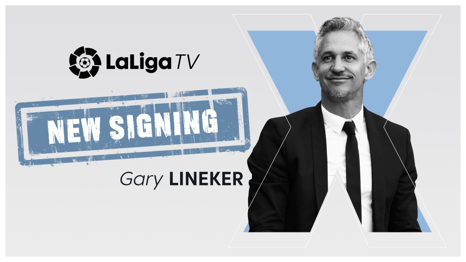 Gary Lineker was announced as LaLiga TV's new host last month