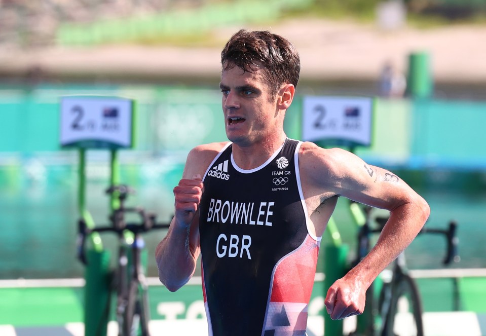 Jonny played his part in Team GB winning gold in the mixed triathlon medley