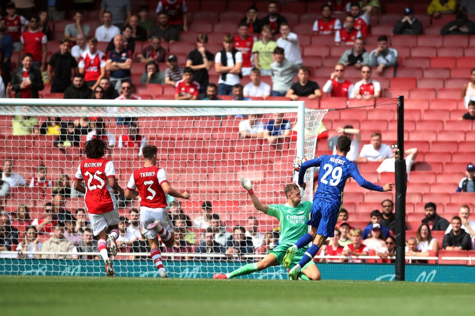 Kai Havertz rifled Chelsea into the lead