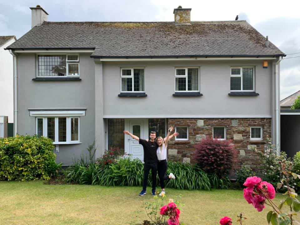 Kate and Ryan were looking forward to a long life together. They are pictured at their first home