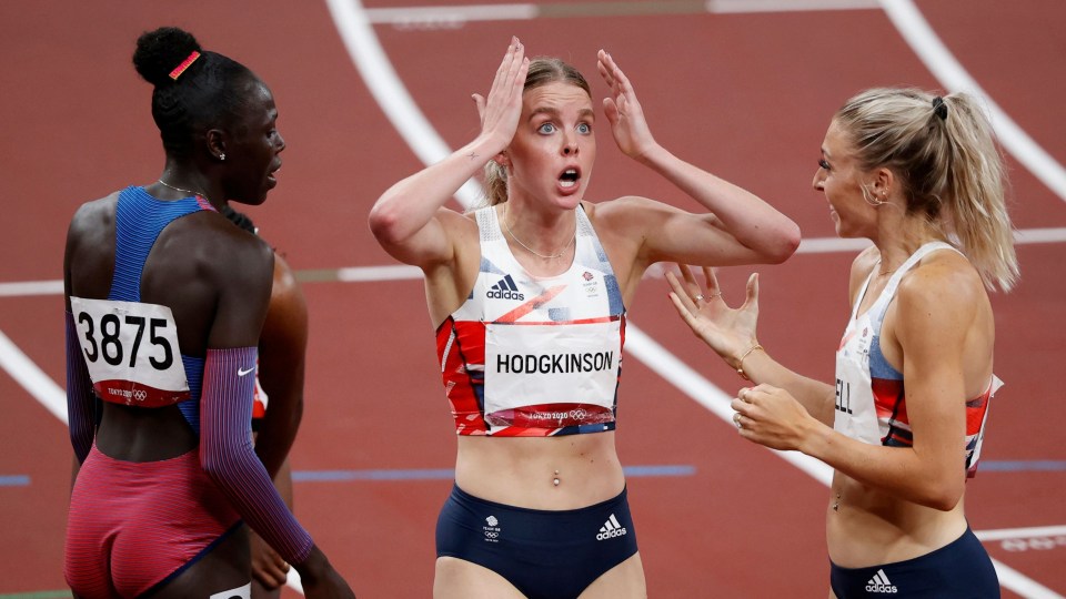 Keely Hodgkinson broke the British record to win silver in the 800-metre final