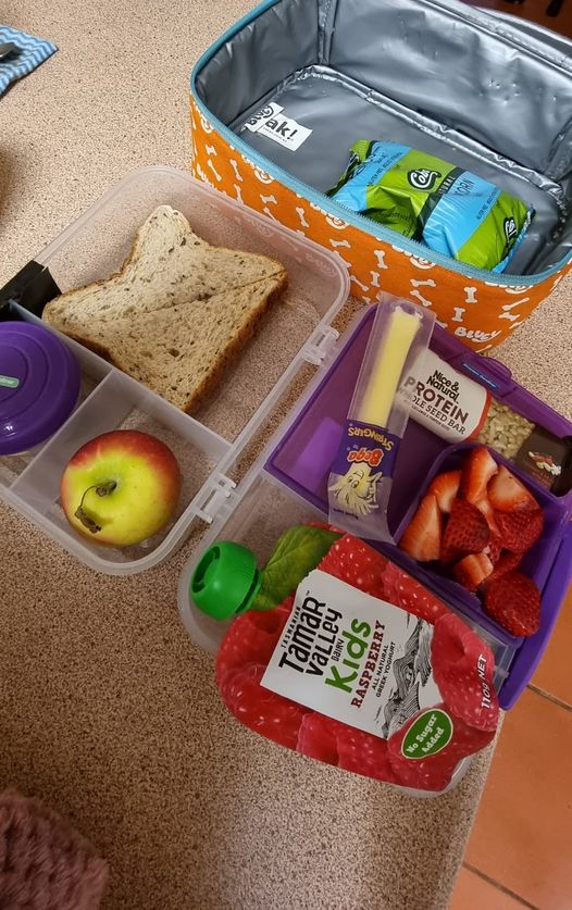 One mum has revealed that her son's healthy lunch would be banned from school