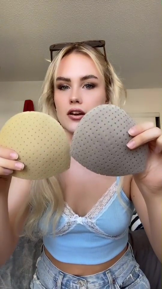 The pads she uses which help her to "free the nip"