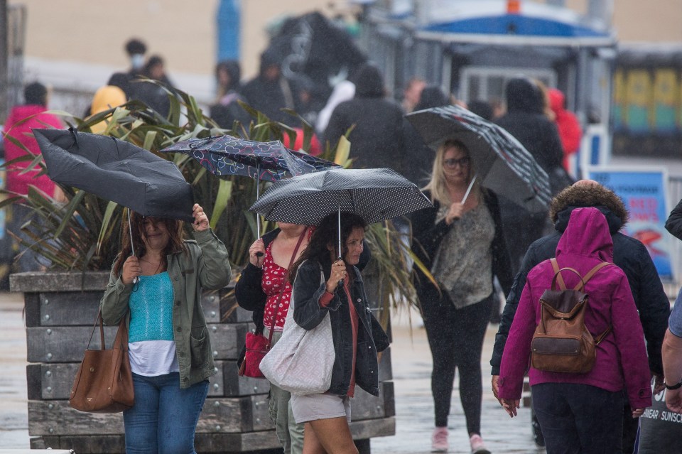 Winds are to reach 60mph in some places