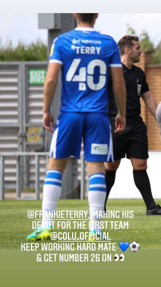 John Terry had this proud message for Frankie