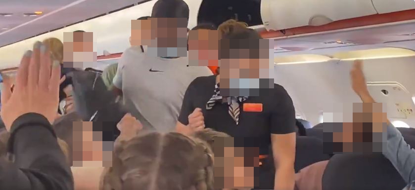 Easyjet tried allegedly to evict two black men off a flight to Malaga after a row over shoes