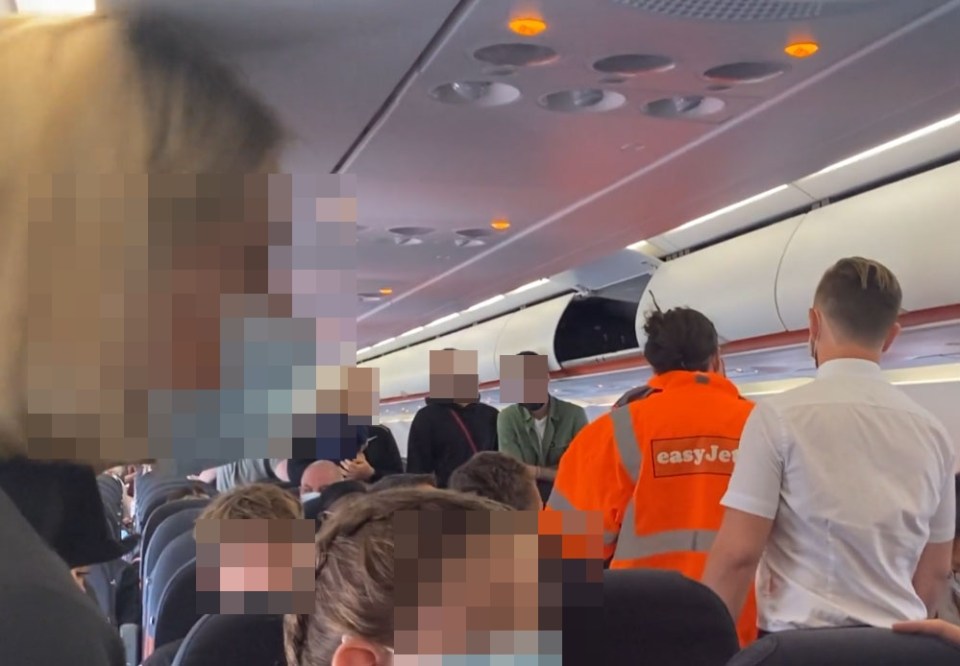 Passengers on the plane staged a mutiny over the overreaction