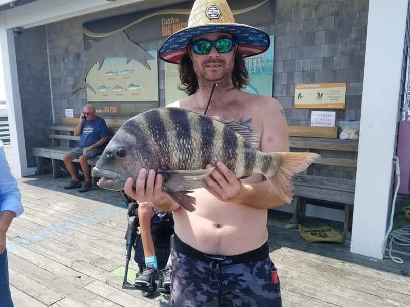 The fish was captured by Nathan Martin in North Carolina