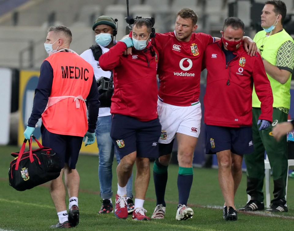 Dan Biggar went off injured after just 11 minutes of the game