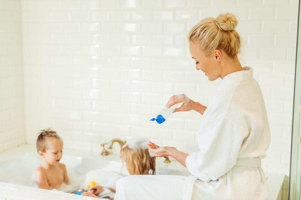 Their skin tend to be more sensitive than adults so kid-friendly products should be used