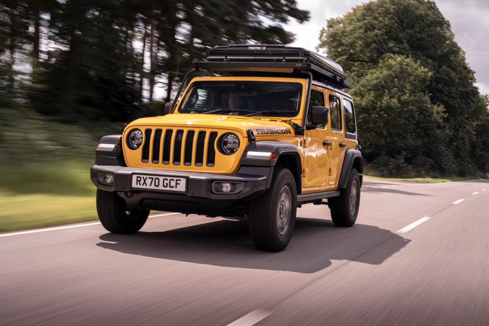 The Jeep Wrangler is the daddy of adventure 4x4s and won't break the bank