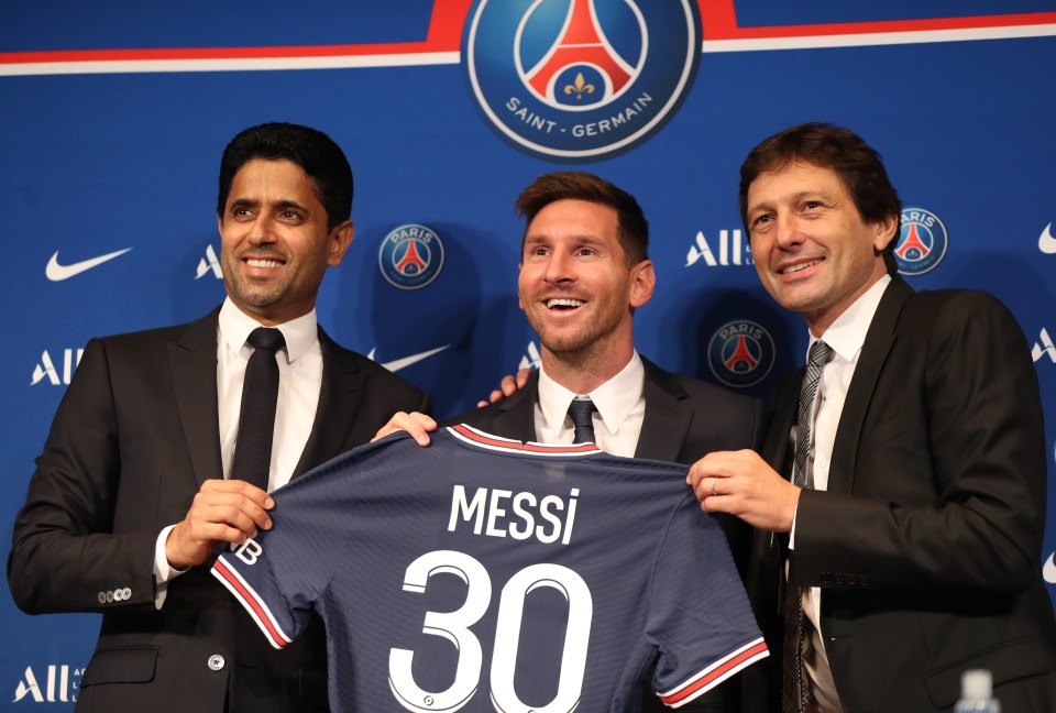 Lionel Messi had earlier spoken at a press conference inside the Parc des Princes