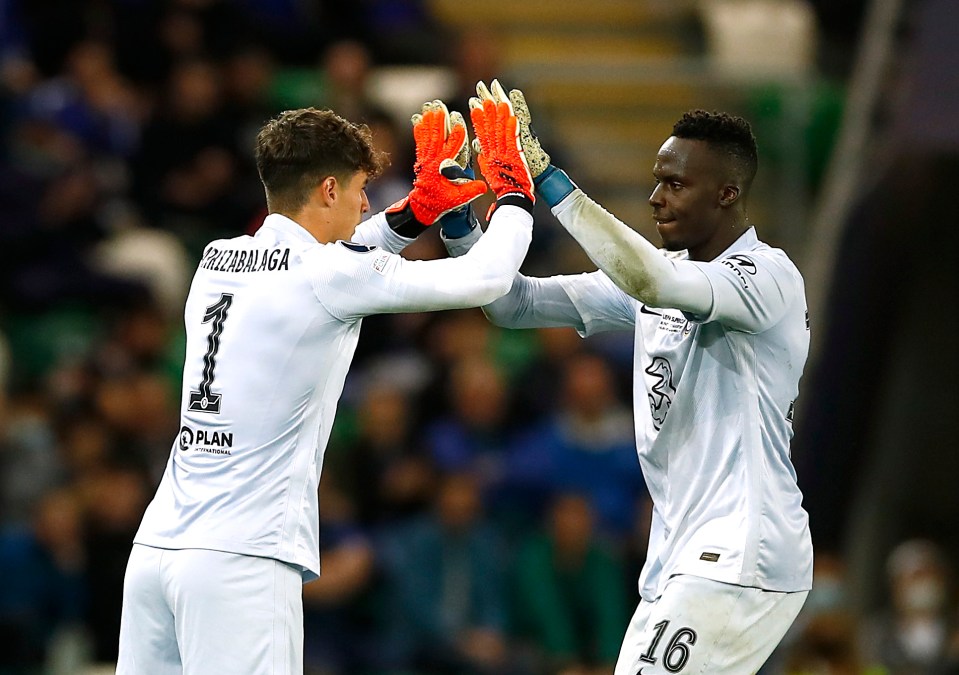 Edouard Mendy was replaced by Kepa just before the end of extra time in what proved to be an inspirational decision by Thomas Tuchel