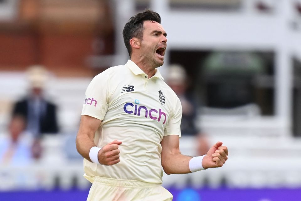 England star James Anderson stood out against India