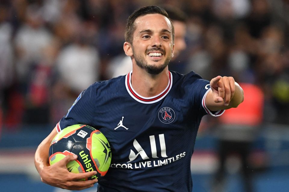 Pablo Sarabia celebrates scoring the clincher