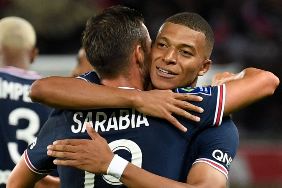 Kylian Mbappe and Co helped PSG to victory