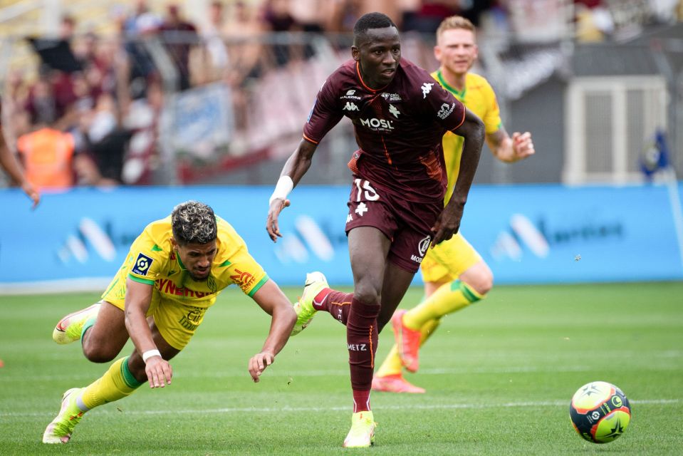 Midfield powerhouse Sarr has exploded on to the scene in French football