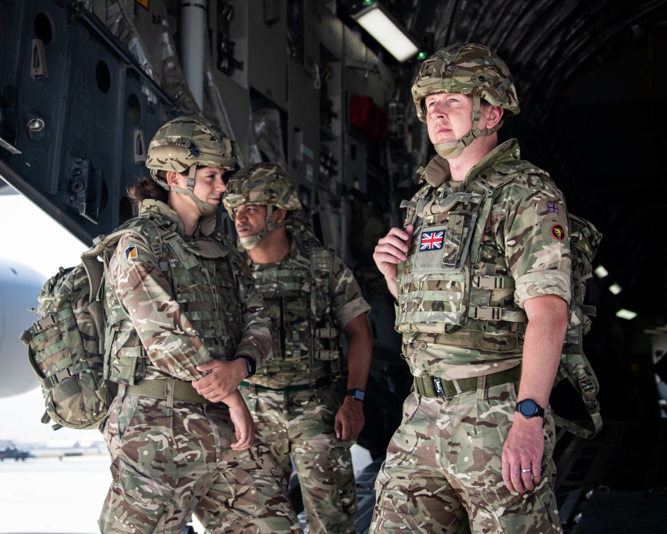 Troops, including 16 Air Assault Brigade, arrived in Kabul to help evacuate Brits