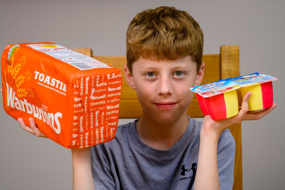 Aston Fisher lived off Munch Bunch yoghurts and pieces of white bread