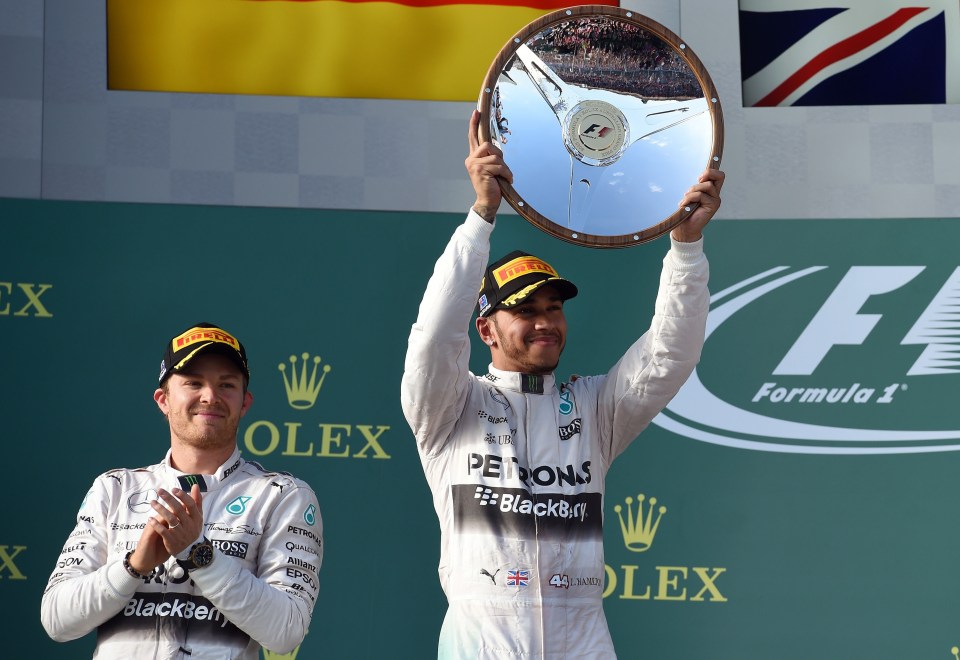 Fans think the trophy is this one from his victory in the Australian Grand Prix