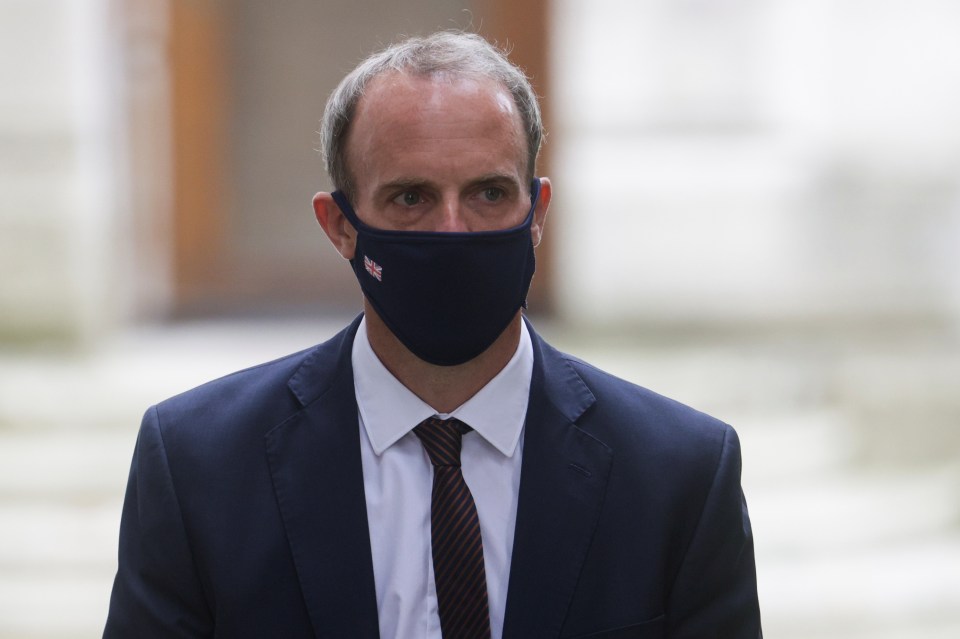 Dominic Raab was on holiday in Cyprus as the Taliban swept across Afghanistan