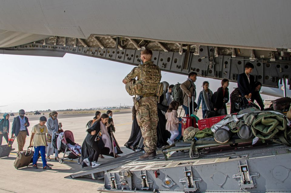 British citizens and dual nationals residing in Afghanistan being relocated to the UK