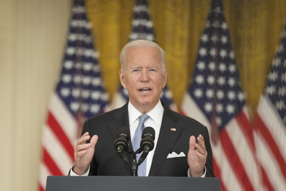 Sleepy Joe Biden declared 'The buck stops with me' after blaming Donald Trump as well as the Afghan government, soldiers and people for the 'gut-wrenching' scenes