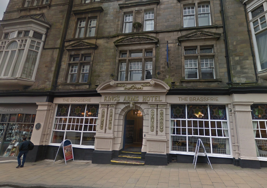 The pair were dining at The Brasserie in Lancaster