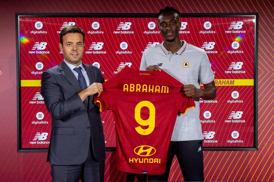 Roma have signed Tammy Abraham from Chelsea for £34m