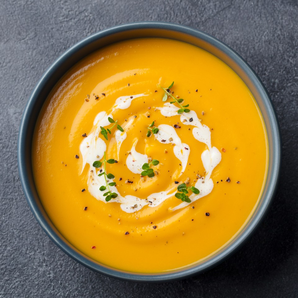 Ian is a fan of butternut squash and sweet potato soup